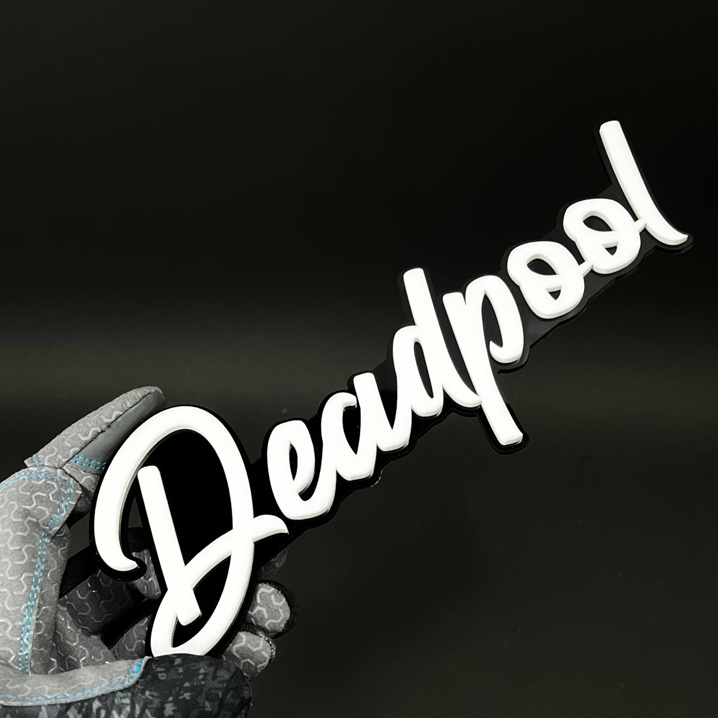 1PC Deadpool 3D Acrylic Badge - Car Truck Emblem Fender Tailgate Trunk Sticker
