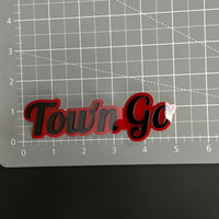1PC Town'n Go 3D Acrylic Badge - Car Truck Emblem Fender Tailgate Trunk Sticker