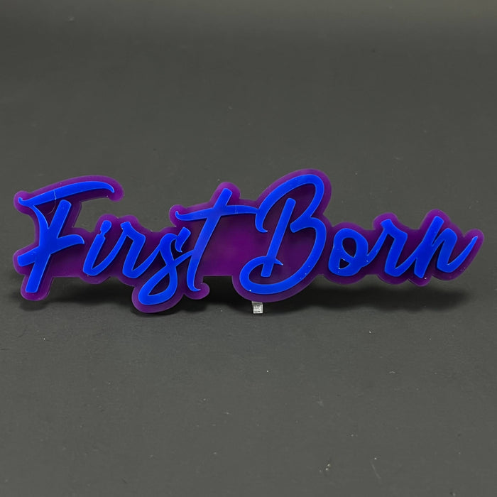 1PC First Born 3D Acrylic Badge - Car Truck Emblem Fender Tailgate Trunk Sticker