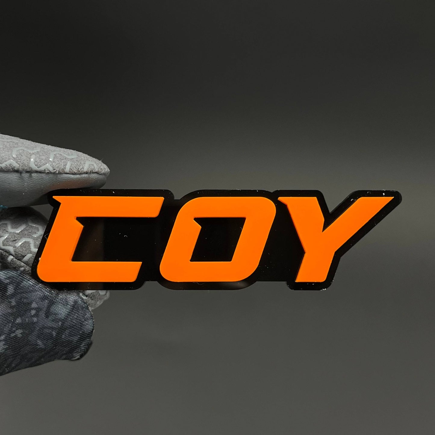 1PC COY 3D Acrylic Badge - Car Truck Emblem Fender Tailgate Trunk Sticker