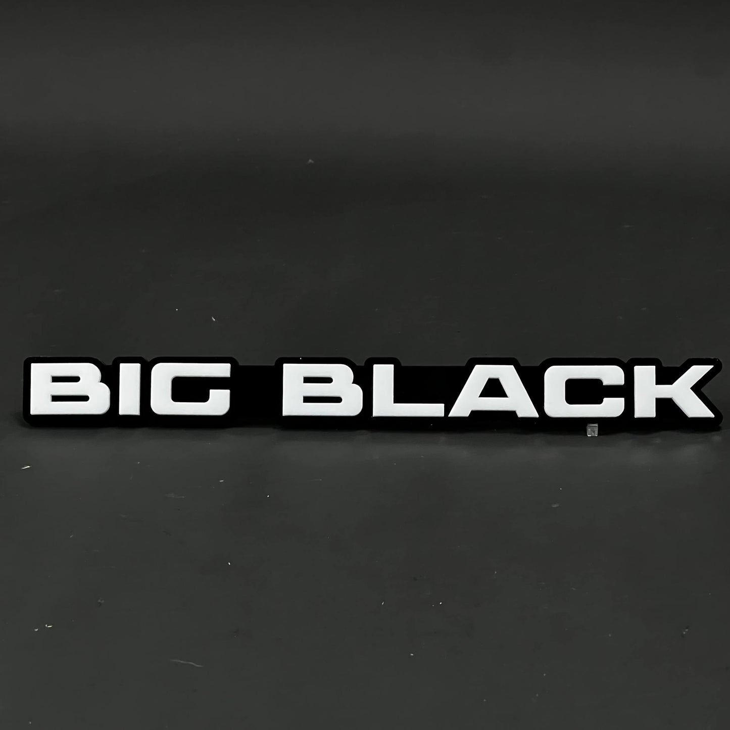 1PC BIG BLACK 3D Acrylic Badge - Car Truck Emblem Fender Tailgate Trunk Sticker