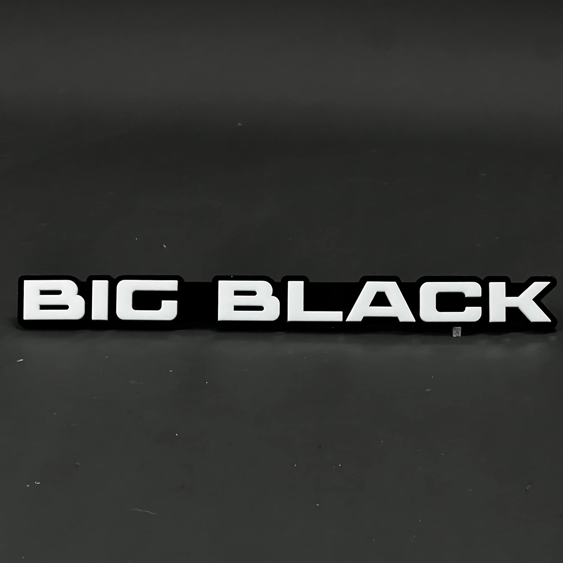 1PC BIG BLACK 3D Acrylic Badge - Car Truck Emblem Fender Tailgate Trunk Sticker