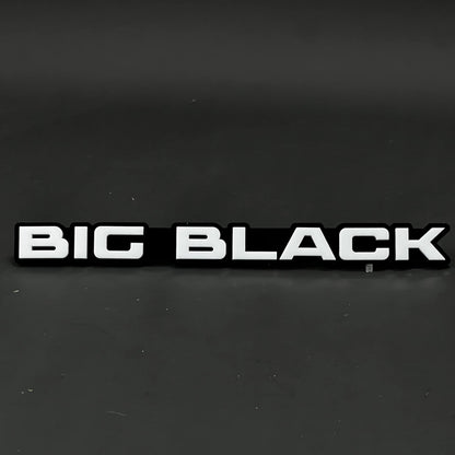 1PC BIG BLACK 3D Acrylic Badge - Car Truck Emblem Fender Tailgate Trunk Sticker