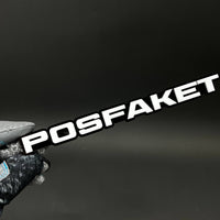 1PC POSFAKET 3D Acrylic Badge - Car Truck Emblem Fender Tailgate Trunk Sticker