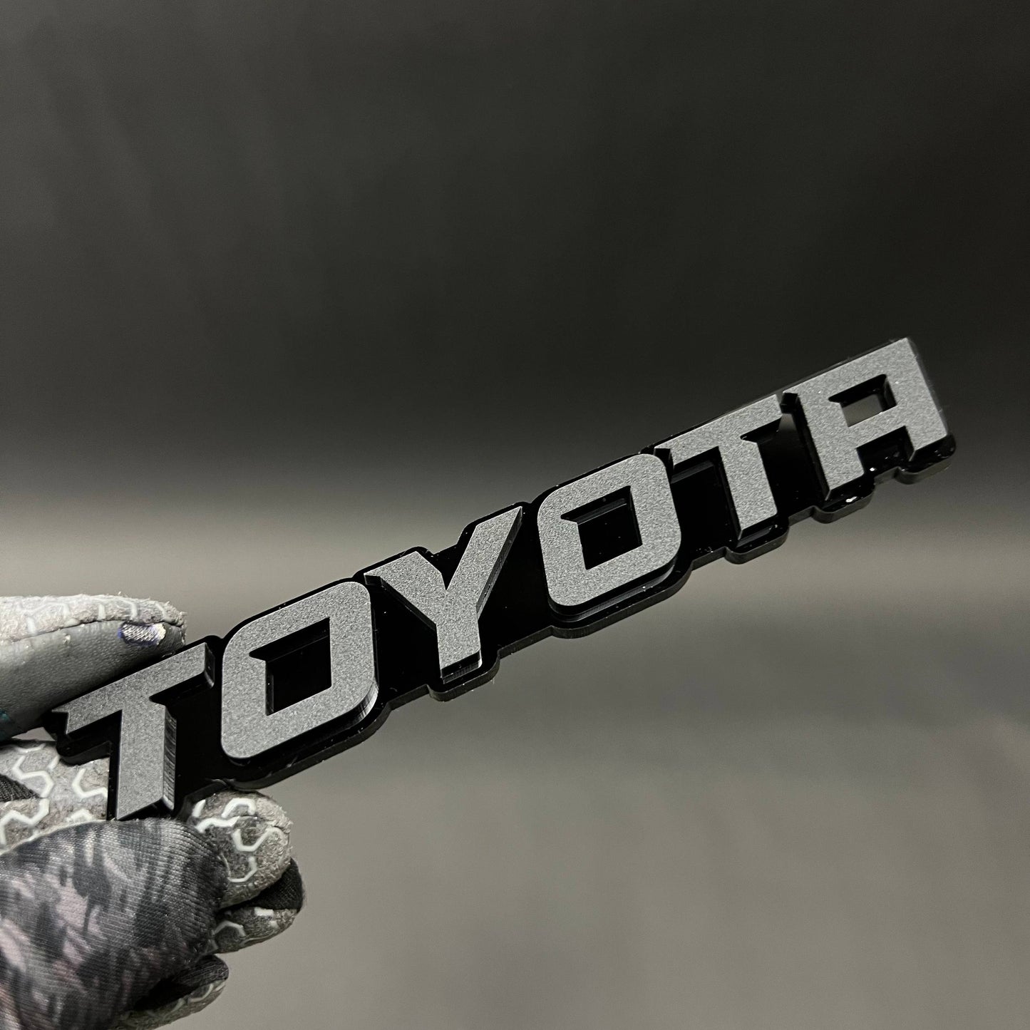 1PC TOYOTA 3D Acrylic Badge - Car Truck Emblem Fender Tailgate Trunk Sticker