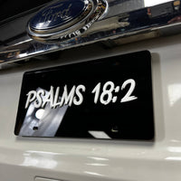 1PC PSALMS 18:2 3D Acrylic Badge - Car Truck Emblem Fender Sticker