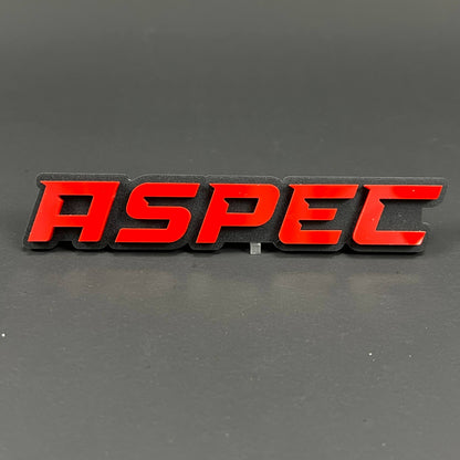 1PC ASPEC 3D Acrylic Badge - Car Truck Emblem Fender Tailgate Trunk Sticker