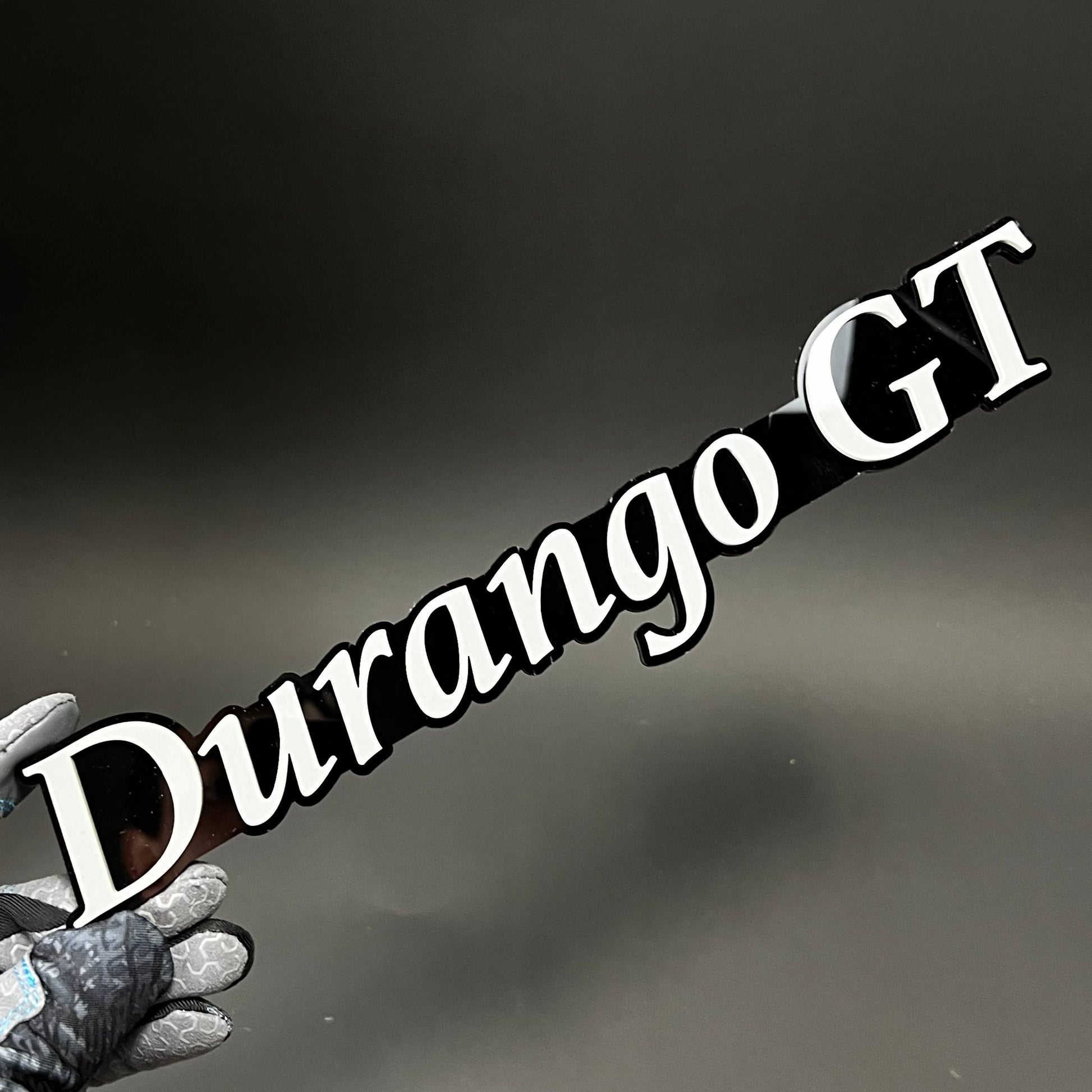 1PC Durango GT 3D Acrylic Badge - Car Truck Emblem Fender Tailgate Trunk Sticker