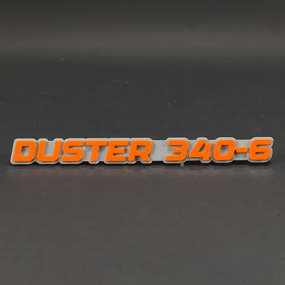 1PC DUSTER 340-6 3D Acrylic Badge - Car Truck Emblem Fender Sticker