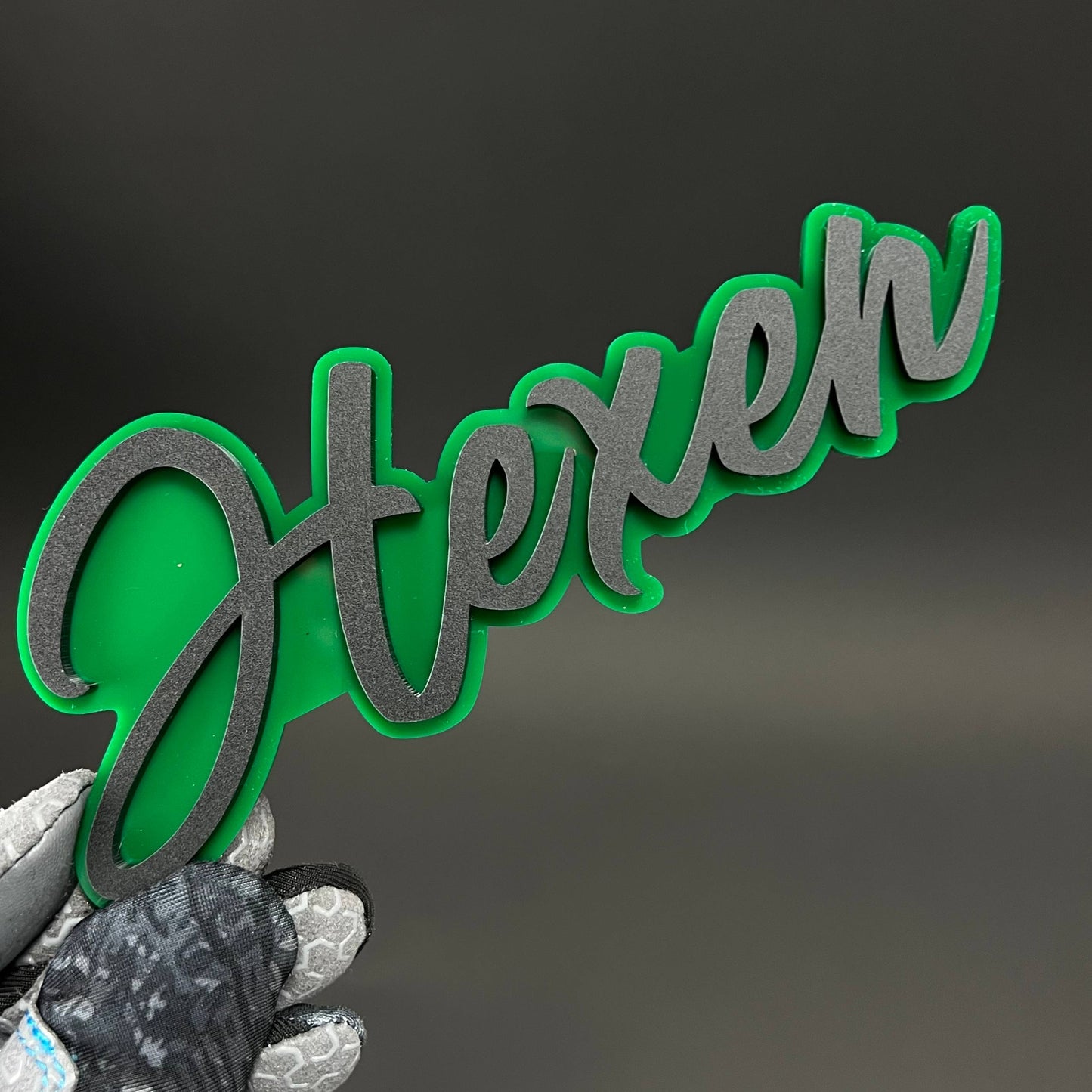 1PC Hexen 3D Acrylic Badge - Car Truck Emblem Fender Tailgate Trunk Sticker