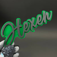 1PC Hexen 3D Acrylic Badge - Car Truck Emblem Fender Tailgate Trunk Sticker