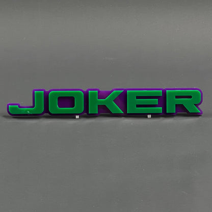 Joker 3D Acrylic Badge - Car Truck Emblem Fender Tailgate Trunk Sticker