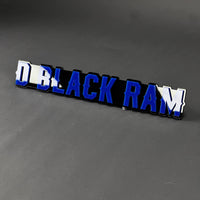 1PC D BLACK RAM 3D Acrylic Badge - Car Truck Emblem Fender Sticker