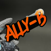 1PC ALLY-B 3D Acrylic Badge - Car Truck Emblem Fender Tailgate Trunk Sticker