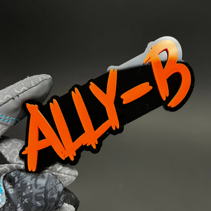 1PC ALLY-B 3D Acrylic Badge - Car Truck Emblem Fender Tailgate Trunk Sticker