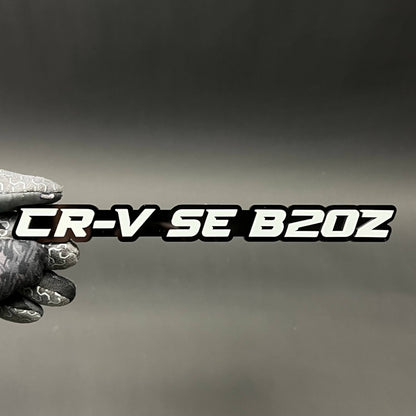 1PC CR-V SE B20Z 3D Acrylic Badge - Car Truck Emblem Fender Sticker