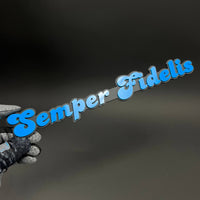 1PC Semper Fidelis 3D Acrylic Badge - Car Truck Emblem Fender Sticker