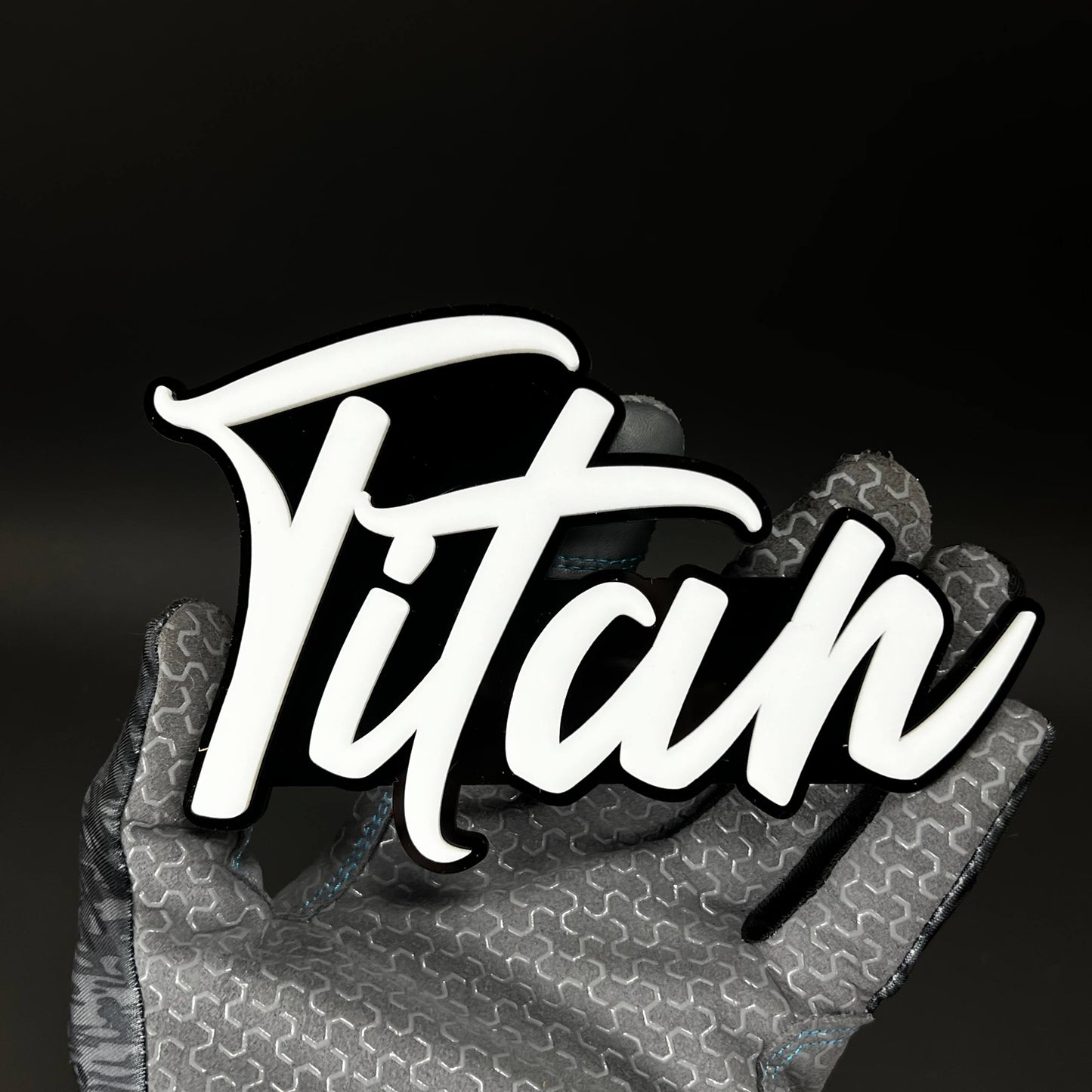 1PC Titan 3D Acrylic Badge - Car Truck Emblem Fender Tailgate Trunk Sticker