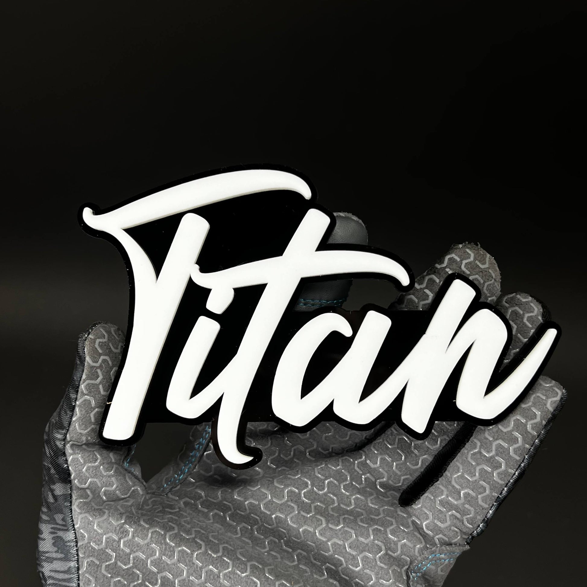 1PC Titan 3D Acrylic Badge - Car Truck Emblem Fender Tailgate Trunk Sticker