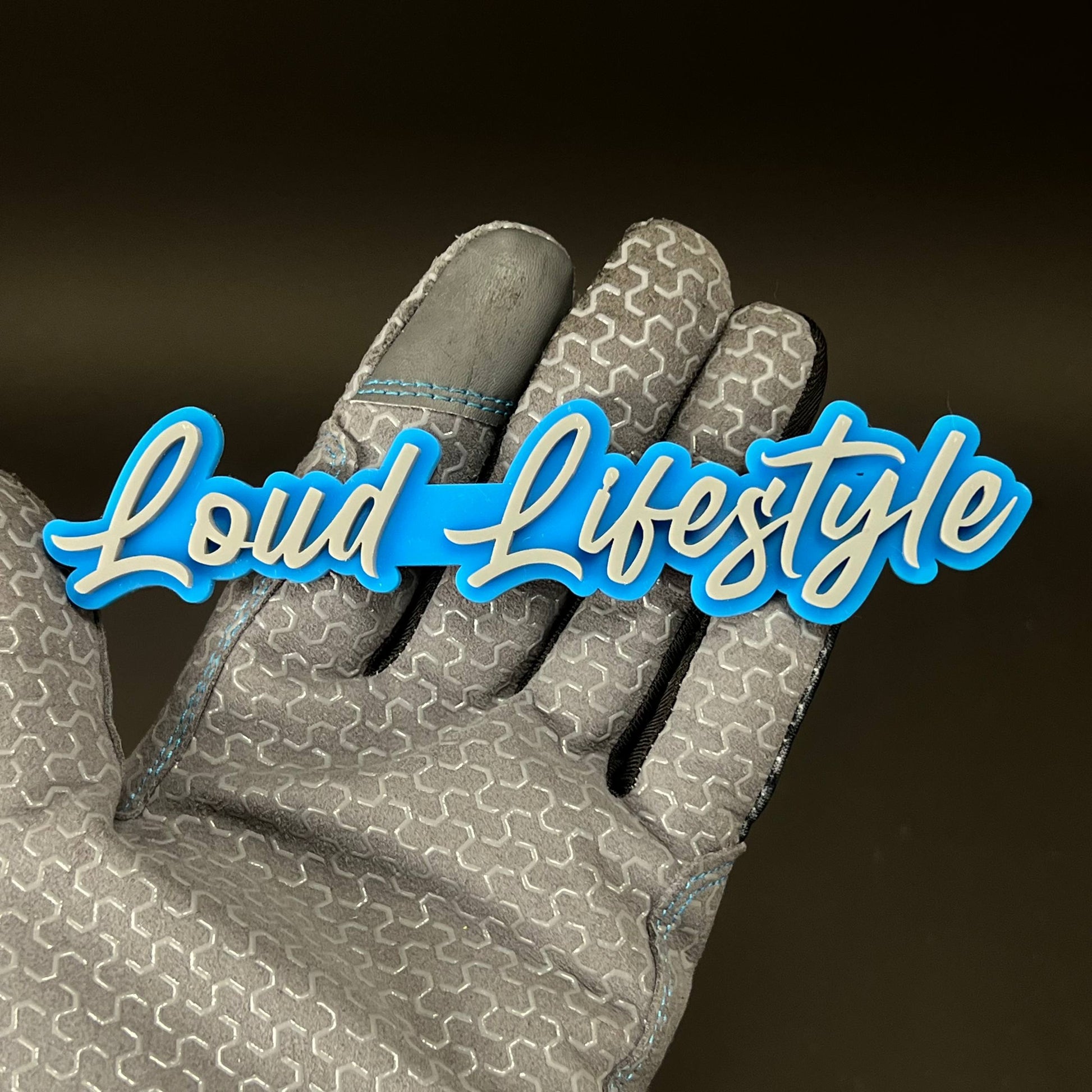 1PC Loud Lifestyle 3D Acrylic Badge - Car Truck Emblem Fender Sticker