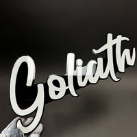 1PC Goliath 3D Acrylic Badge - Car Truck Emblem Fender Tailgate Trunk Sticker
