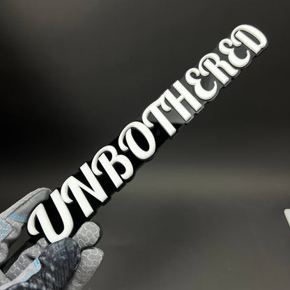 1PC UNBOTHERED 3D Acrylic Badge - Car Truck Emblem Fender Tailgate Trunk Sticker