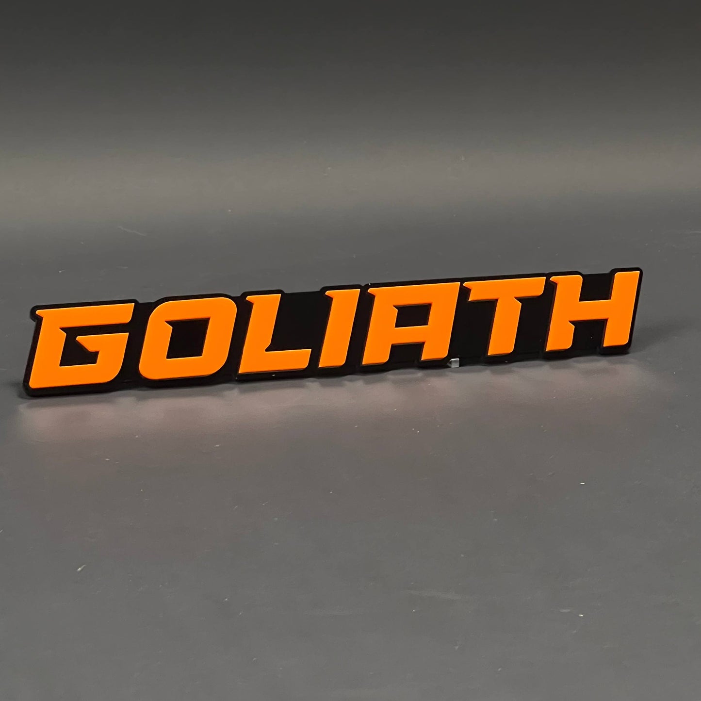 1PC GOLIATH 3D Acrylic Badge - Car Truck Emblem Fender Tailgate Trunk Sticker