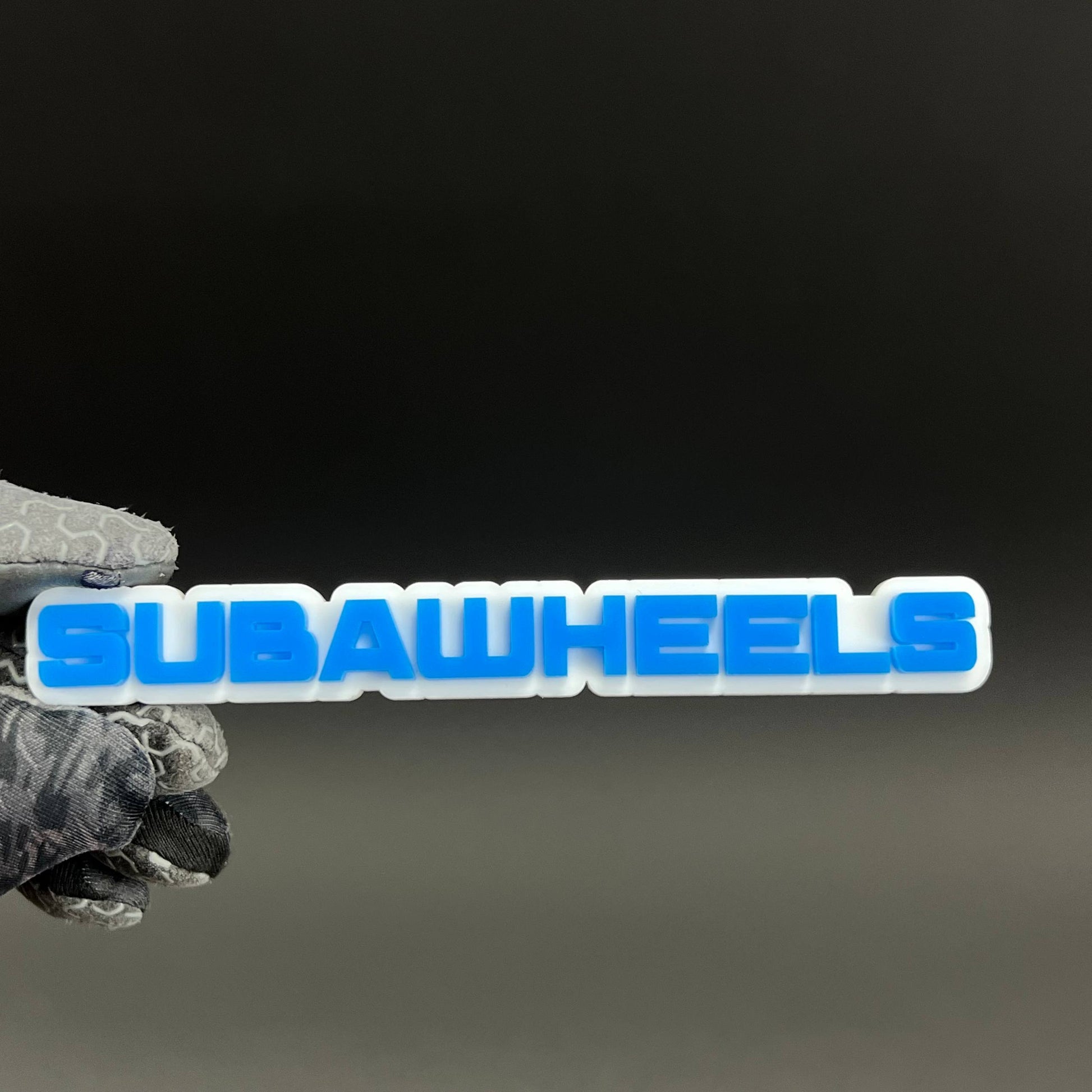 1PC SUBAWHEELS 3D Acrylic Badge - Car Truck Emblem Fender Tailgate Trunk Sticker