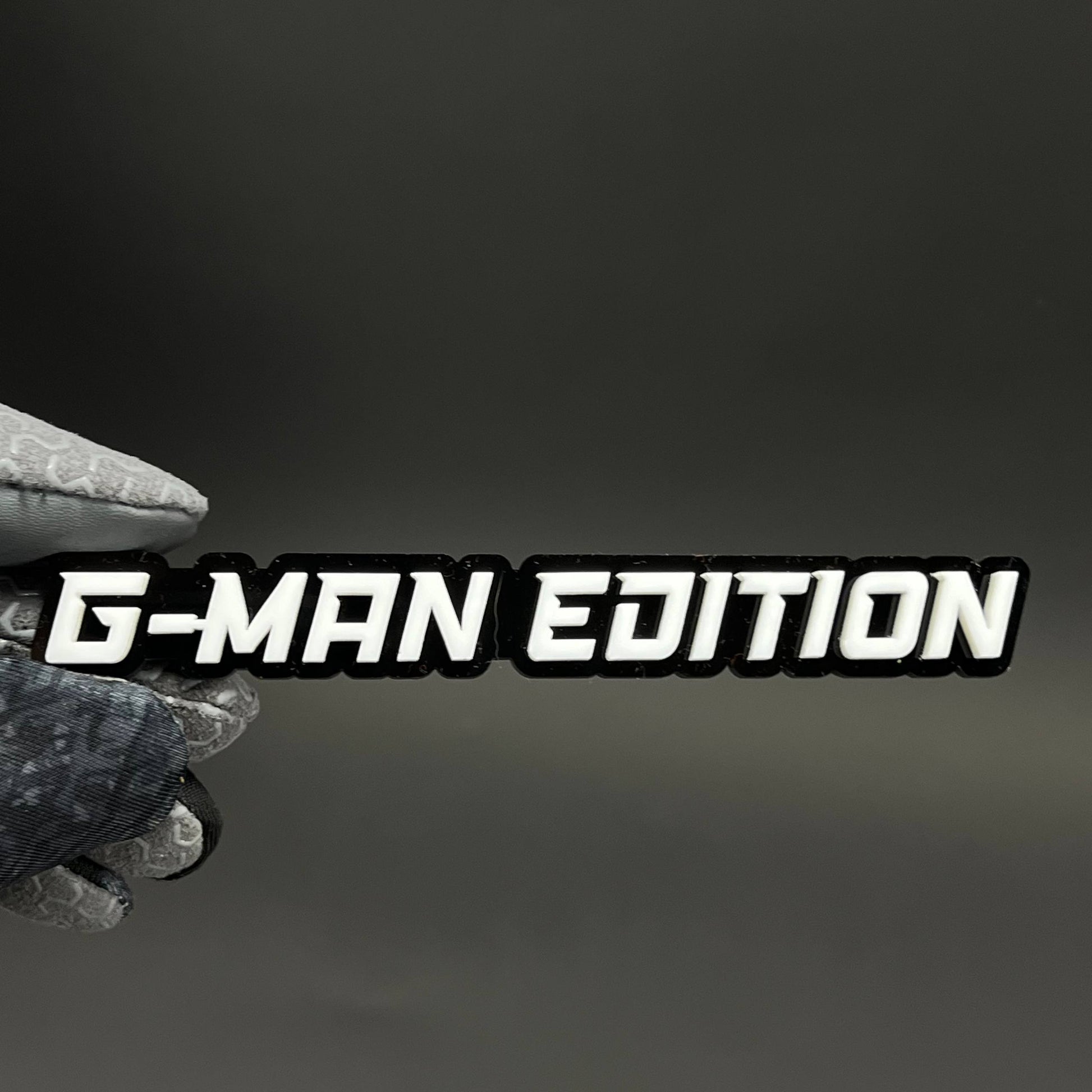 1PC G-MAN EDITION 3D Acrylic Badge - Car Truck Emblem Fender Sticker