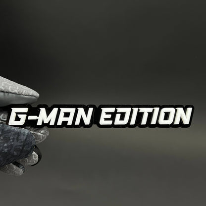 1PC G-MAN EDITION 3D Acrylic Badge - Car Truck Emblem Fender Sticker