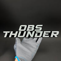 1PC OBS THUNDER 3D Acrylic Badge - Car Truck Emblem Fender Sticker