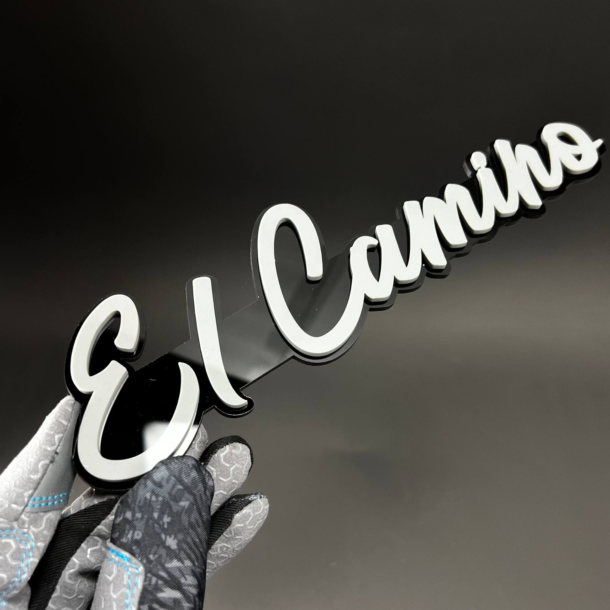1PC El Camino 3D Acrylic Badge - Car Truck Emblem Fender Tailgate Trunk Sticker