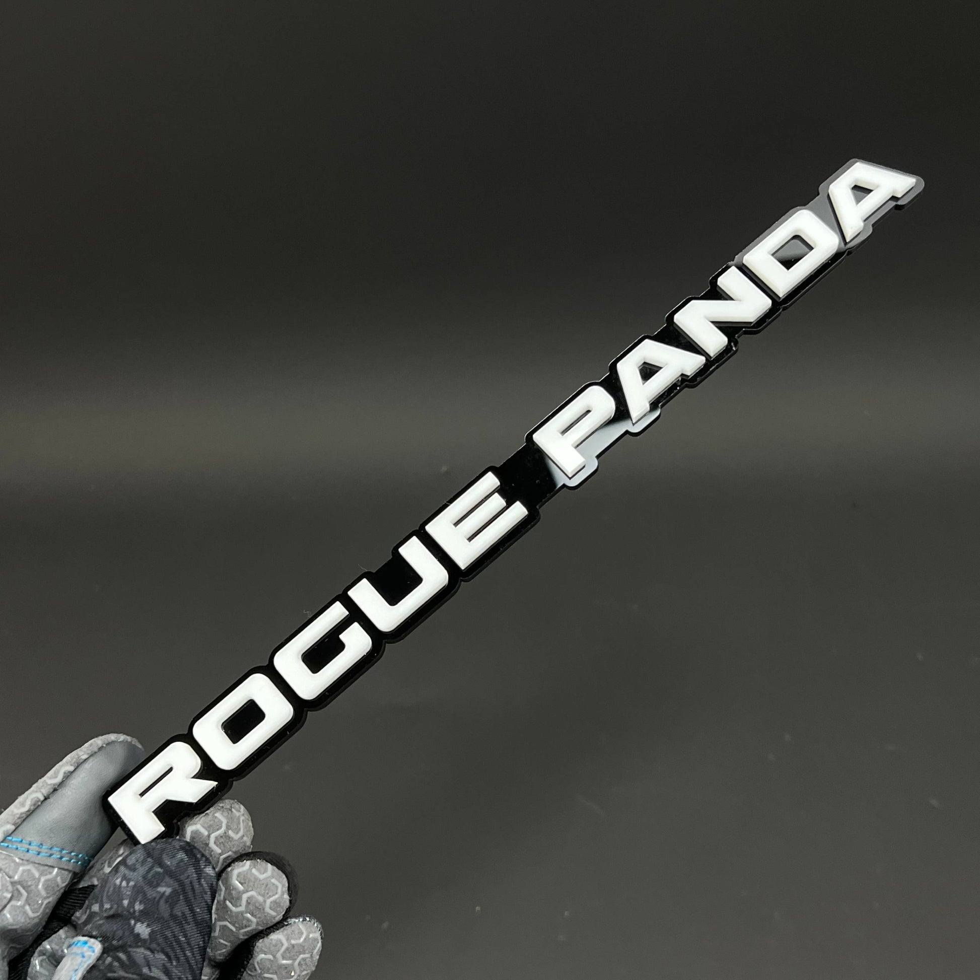 1PC ROGUE PANDA 3D Acrylic Badge - Car Truck Emblem Fender Sticker