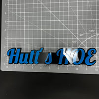 1PC Hutt's HOE 3D Acrylic Badge - Car Truck Emblem Fender Tailgate Trunk Sticker