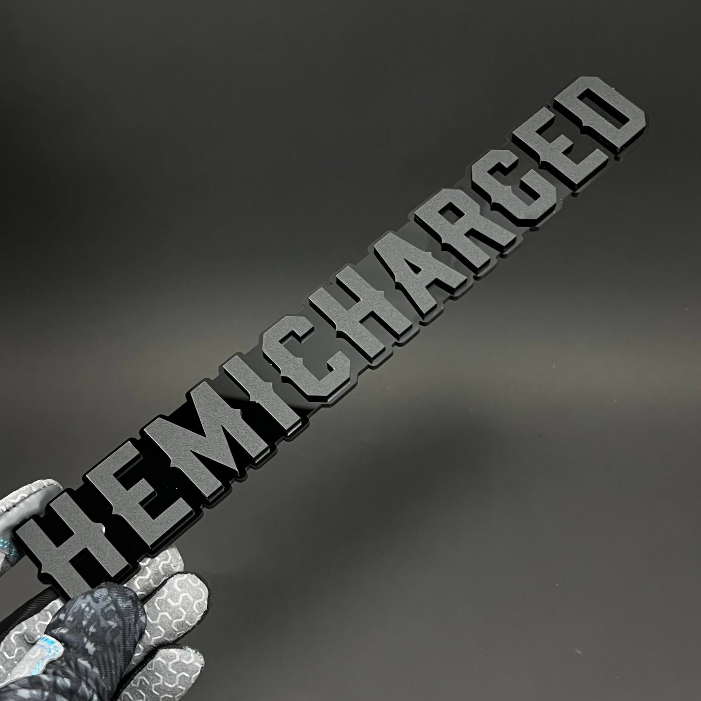 1PC HEMICHARGED 3D Acrylic Badge - Car Truck Emblem Fender Sticker