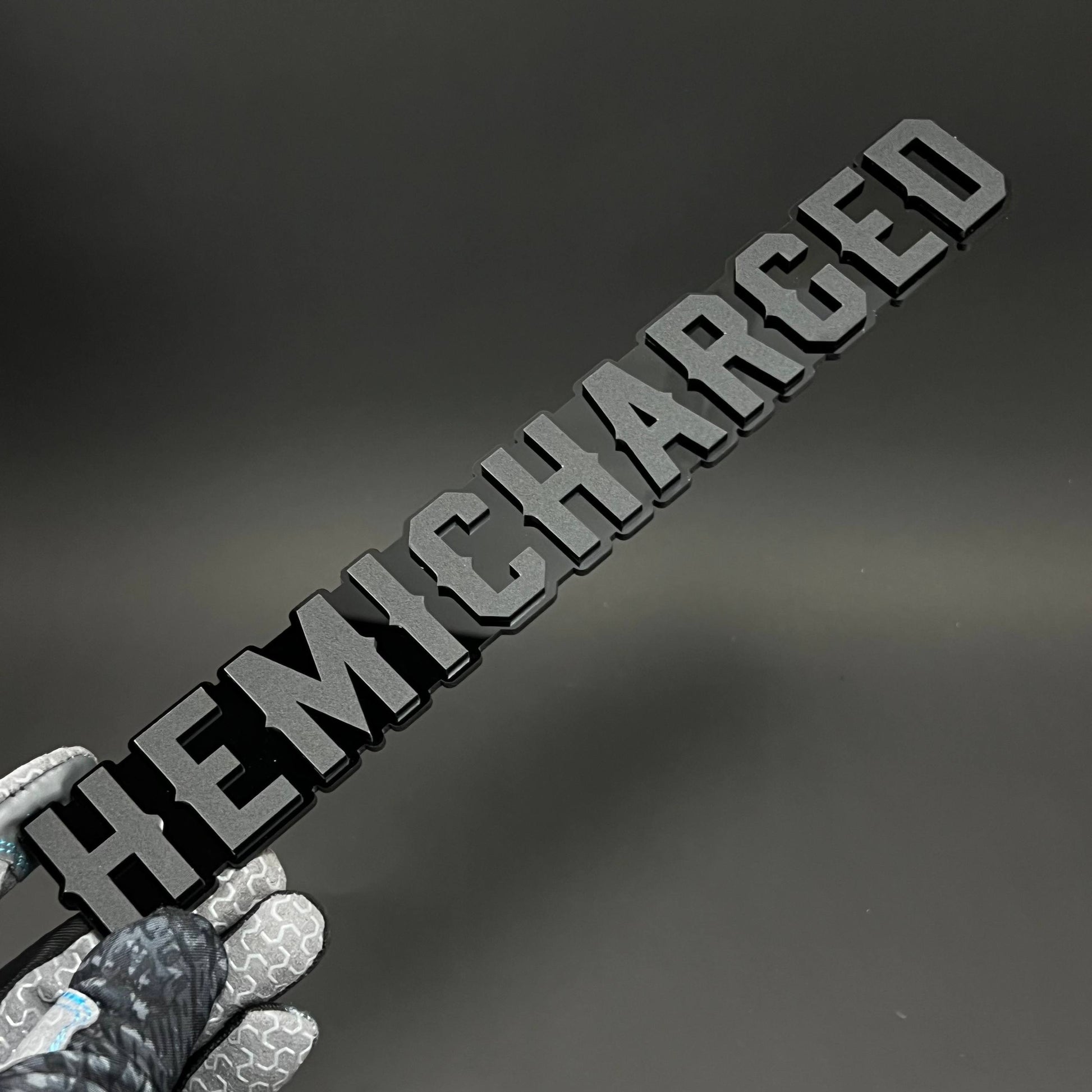 1PC HEMICHARGED 3D Acrylic Badge - Car Truck Emblem Fender Sticker
