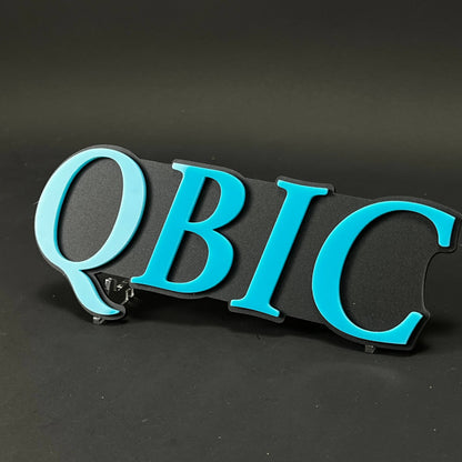 1PC QBIC 3D Acrylic Badge - Car Truck Emblem Fender Tailgate Trunk Sticker