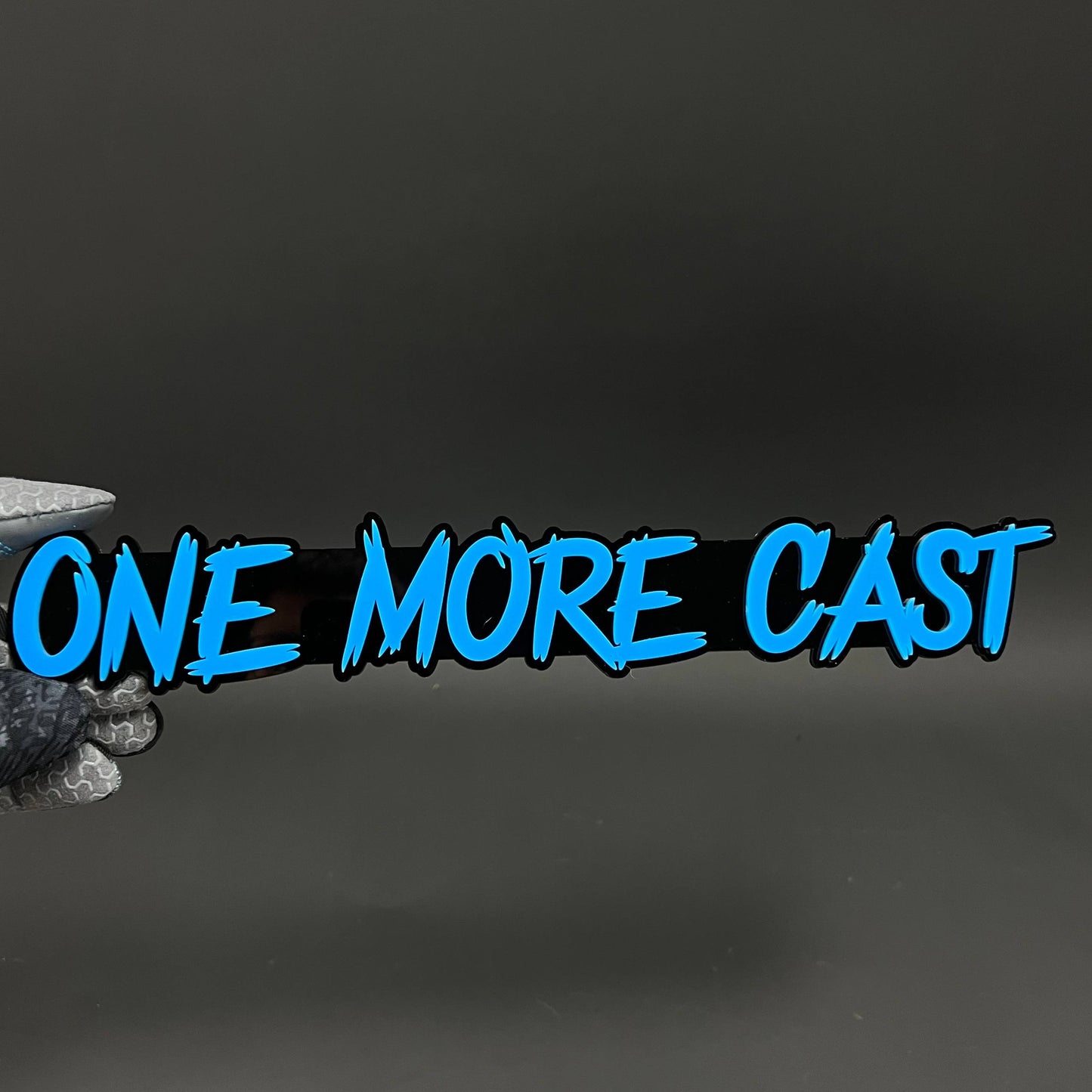 1PC ONE MORE CAST 3D Acrylic Badge - Car Truck Emblem Fender Sticker