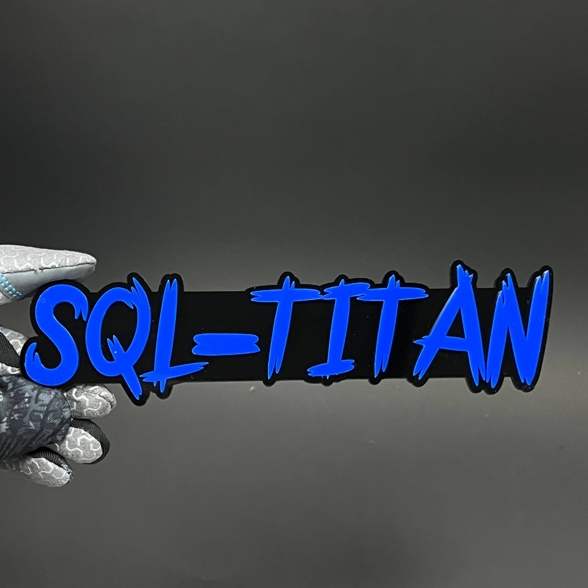 1PC SQL-TITAN 3D Acrylic Badge - Car Truck Emblem Fender Tailgate Trunk Sticker