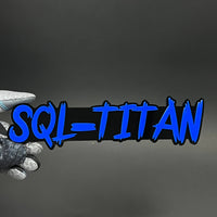 1PC SQL-TITAN 3D Acrylic Badge - Car Truck Emblem Fender Tailgate Trunk Sticker