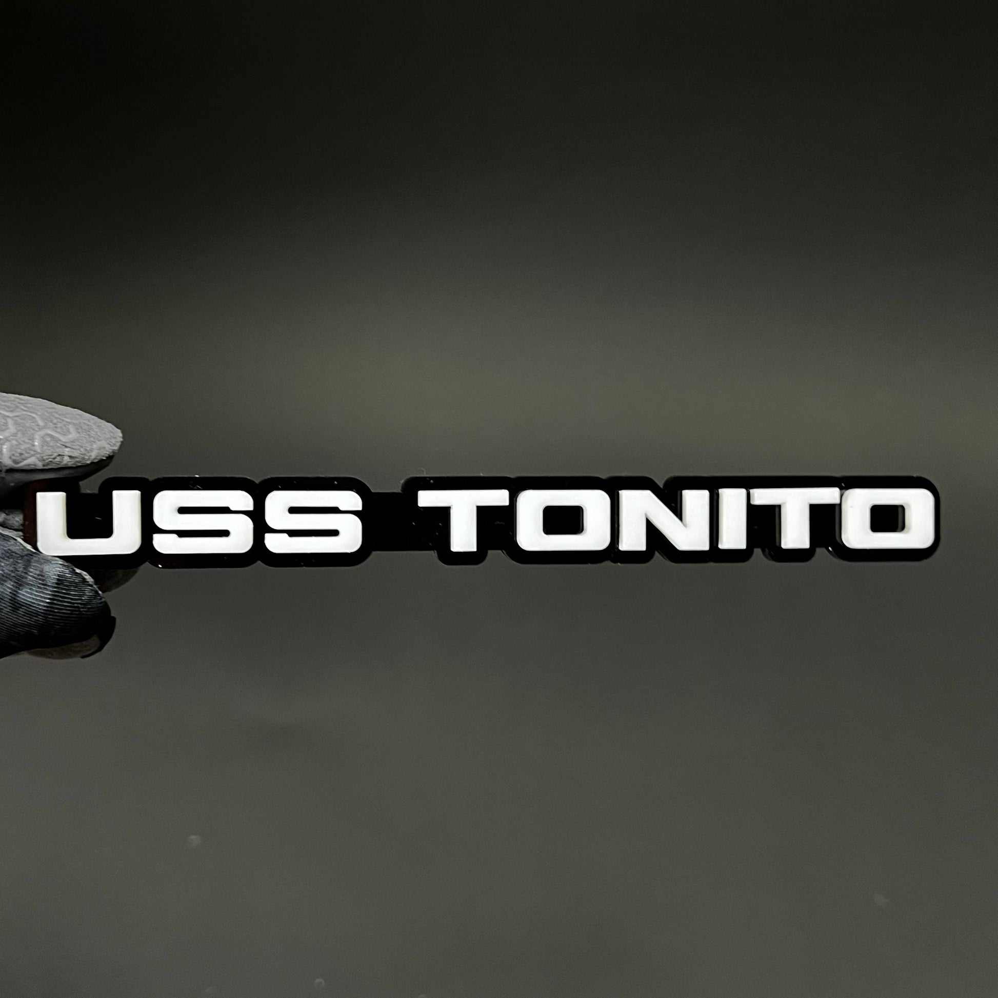 1PC USS TONITO 3D Acrylic Badge - Car Truck Emblem Fender Tailgate Trunk Sticker