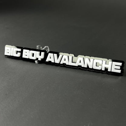 1PC BIG BOY AVALANCHE 3D Acrylic Badge - Car Truck Emblem Fender Sticker