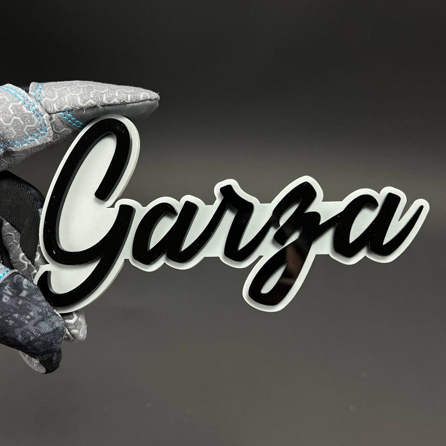 1PC Garza 3D Acrylic Badge - Car Truck Emblem Fender Tailgate Trunk Sticker