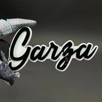1PC Garza 3D Acrylic Badge - Car Truck Emblem Fender Tailgate Trunk Sticker