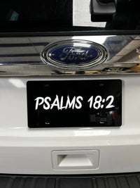 1PC PSALMS 18:2 3D Acrylic Badge - Car Truck Emblem Fender Sticker