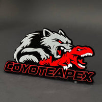 1PC COYOTEAPEX 3D Acrylic Badge - Car Truck Emblem Fender Tailgate Trunk Sticker