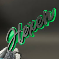 1PC Hexen 3D Acrylic Badge - Car Truck Emblem Fender Tailgate Trunk Sticker