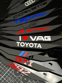 1PC Assorted Badges 3D Acrylic Badge - Car Truck Emblem Fender Sticker