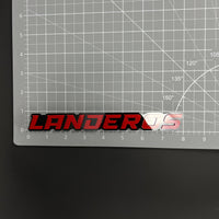 1PC LANDEROS 3D Acrylic Badge - Car Truck Emblem Fender Tailgate Trunk Sticker