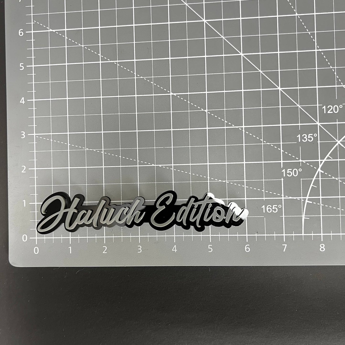 1PC Haluch Edition 3D Acrylic Badge - Car Truck Emblem Fender Sticker